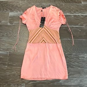 Nikolai peach dress